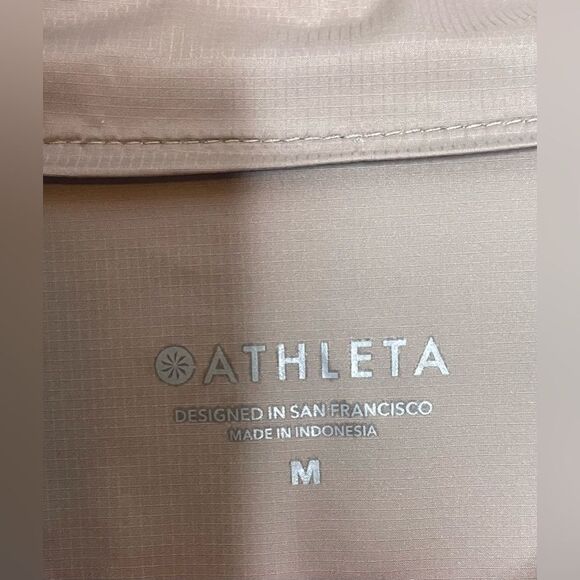 Athleta Mortar Mushroom Run With It Half Zip Pullover M - Picture 5 of 12
